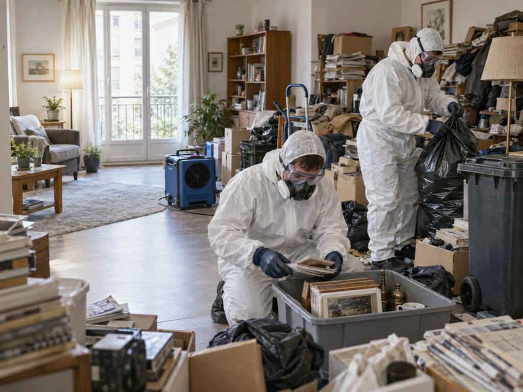 Débarras et nettoyage d’un logement Diogène en Hauts-de-France